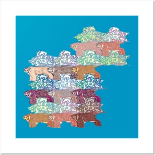 Tibetan Blue Bears Posters and Art